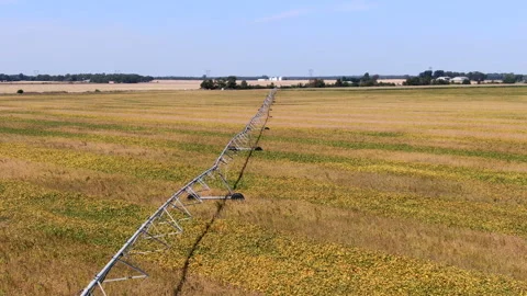 Irrigation System Drone Shot 動画素材 289784047