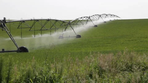 Irrigation system Stock Footage 2643494