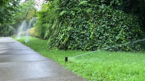 Irrigation system Stock Footage 135841018