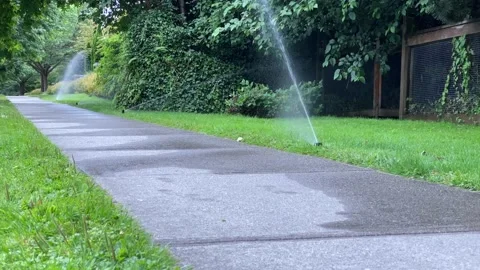 Irrigation system Stock Footage 135841035