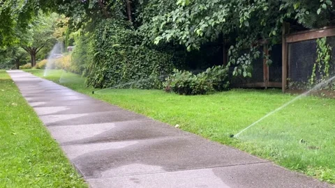 Irrigation system Stock Footage 135841061