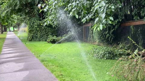 Irrigation system Stock Footage 135841185