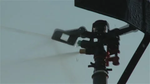 Irrigation system functioning Video stock 56968544