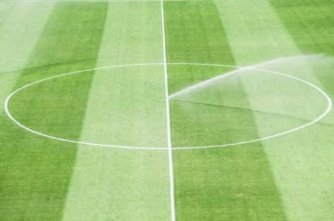Irrigation turf Stock Photos