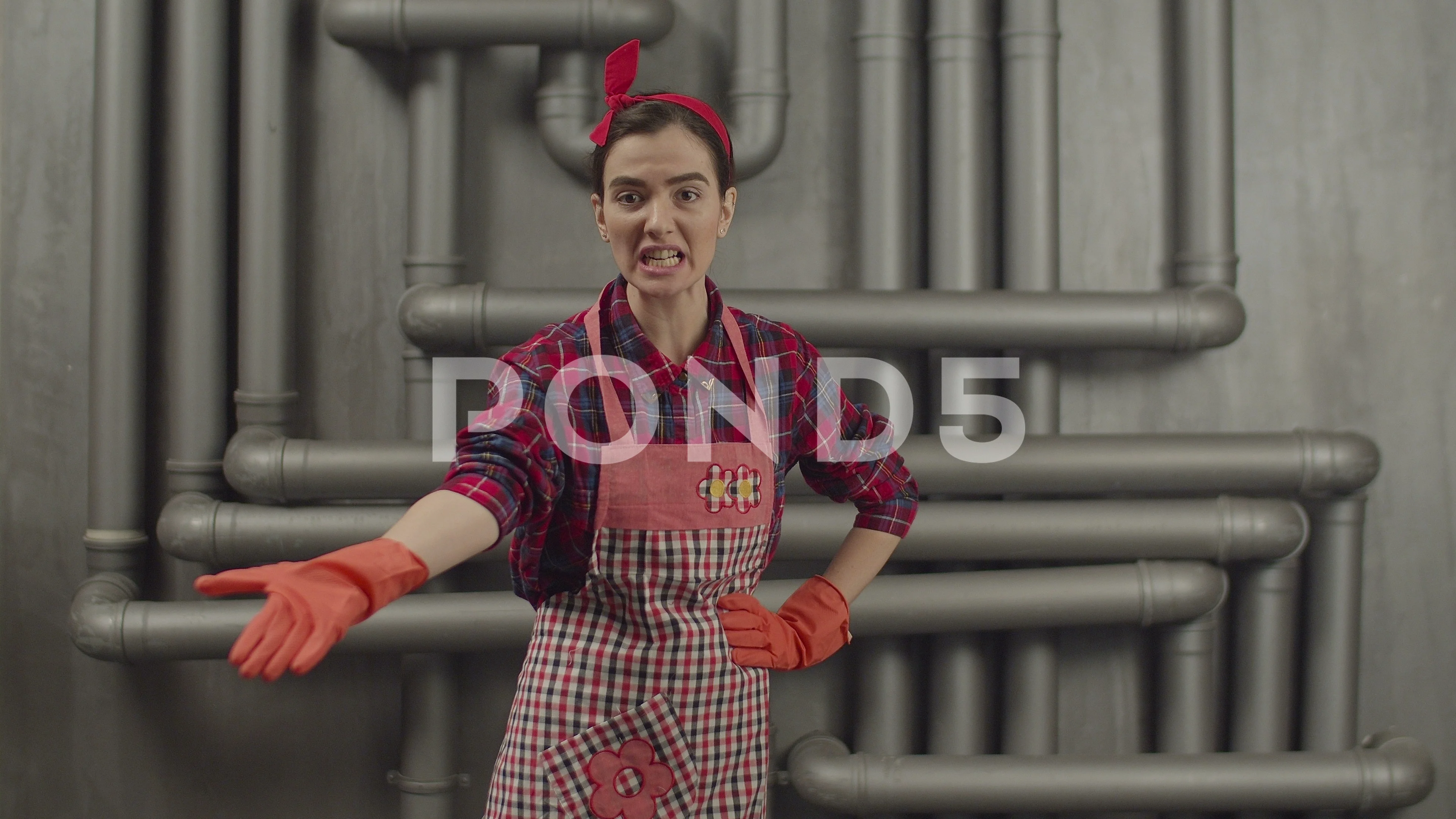 housewife rubber gloves
