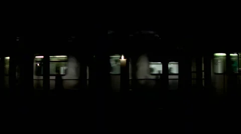 IRT Broadway 1 Train Seventh Avenue MTA Local Subway Station Stock Footage 49223785