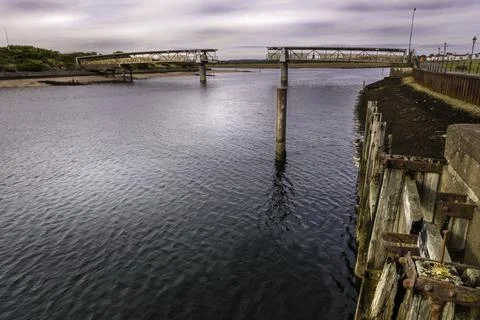 Irvine Harbour Foto stock