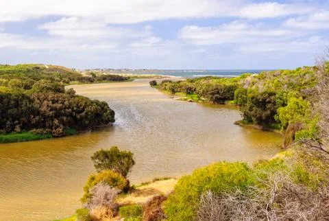 Irwin River - Dongara Stock Photos