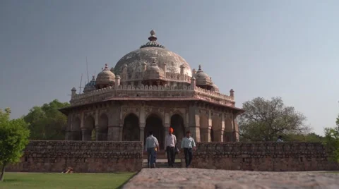 Isa Khan's Tomb Low Angle 4K Video stock 62694242