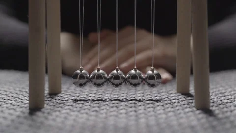 Isaac Newton Pendulum Stock Footage 89944115