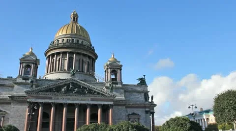 The Isaac's Cathedral Stock Footage 11166549