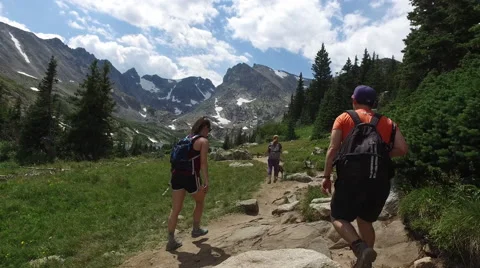 Isabelle Glacier Walking Stock Footage 66887312
