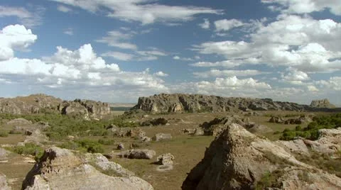 Isalo Timelapse Clouds Stock Footage 10897307