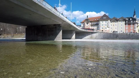 Isar Bridge Stock Footage 87875456
