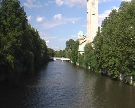 Isar River 動画素材 83971