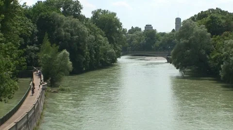 Isar River Video stock 1062279