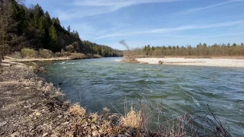 Isar River Stock Footage 151029439