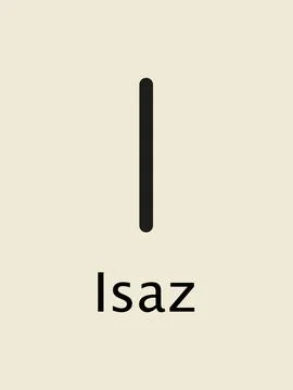 Isaz Rune Stock Illustration