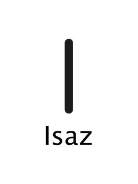 Isaz Runes Stock Illustration