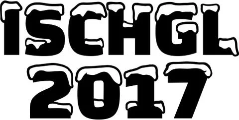 Ischgl 2017 Stock Illustration