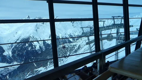 ISCHGL PANOROMIC VIEW 1 Stock Footage 121480270