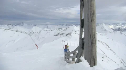 Ischgl Ski Area Stock Footage 3797908