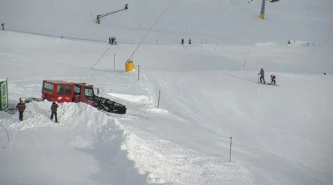 Ischgl Ski Area Stock Footage 3798472