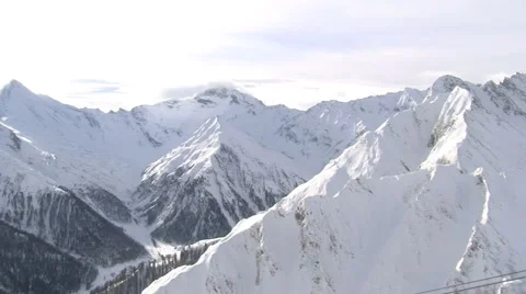 Ischgl Ski Area Stock Footage 3798702