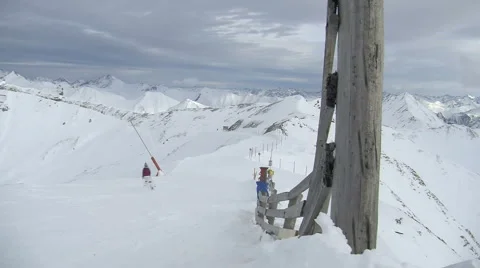 Ischgl Ski Area Stock Footage 3799071