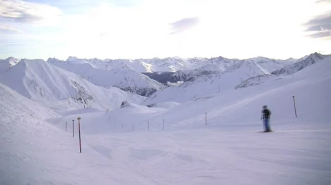 Ischgl Ski Area Stock Footage 3800127