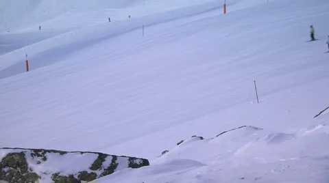 Ischgl Ski Area Stock Footage 3800526