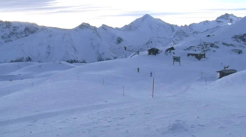 Ischgl Ski Area Stock Footage 3800798