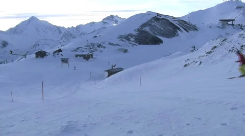 Ischgl Ski Area Stock Footage 3802012