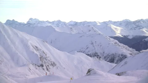 Ischgl Ski Area Stock Footage 3802166