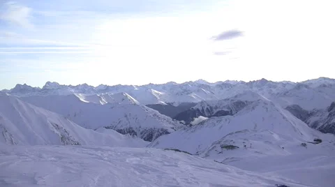 Ischgl Ski Area Stock Footage 3802484