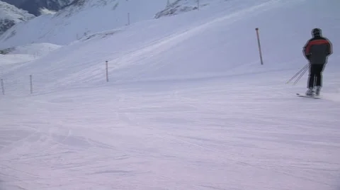 Ischgl Ski Area Stock Footage 3802834