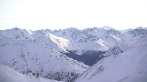 Ischgl Ski Area Stock Footage 3802956