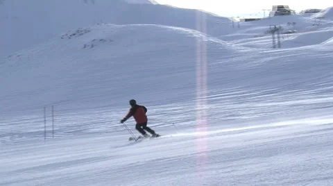 Ischgl Ski Area Stock Footage 3803383