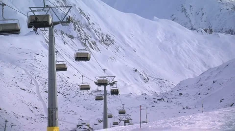 Ischgl Ski Area Stock Footage 3804038