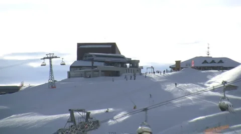 Ischgl Ski Area Stock Footage 3804463