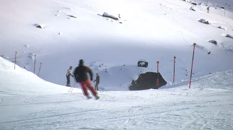 Ischgl Ski Area Stock Footage 3805471