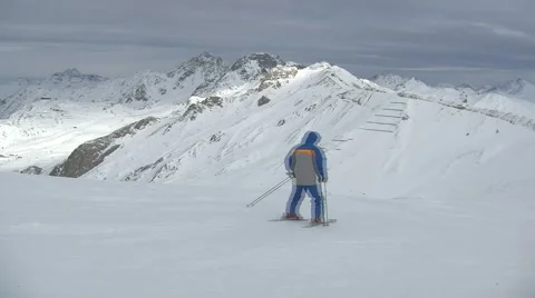 Ischgl Ski Area Stock Footage 3806186