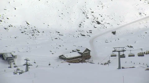 Ischgl Ski Area Stock Footage 3808413