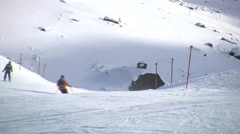 Ischgl Ski Area Stock Footage 3809782