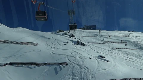 ISCHGL SUNNY FIRST TRACKS Stock Footage 121480084