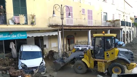 Ischia landslide Stock Footage 222765024