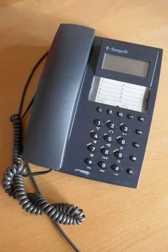 ISDN-Telefon der Deutschen Telekom, Modell Europa 09. *** Deutsche Telekom... Stock Photos