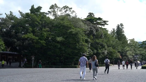 Ise jingu shrine in Mie. Stock Footage 115489841