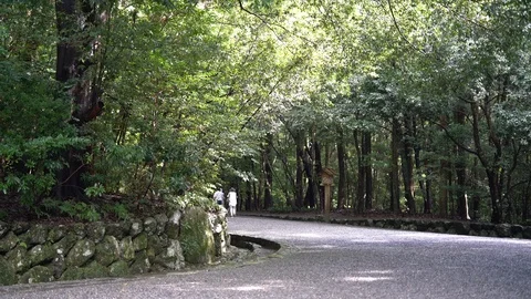 Ise jingu shrine in Mie. Stock Footage 115489982