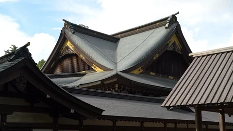 Ise jingu shrine in Mie. Stock Footage 115490127